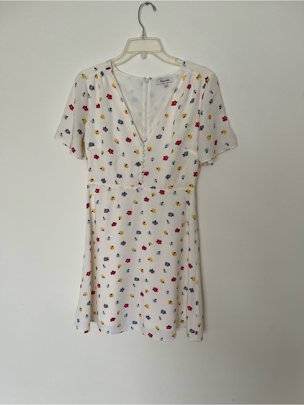 Madewell Orchard Mini Dress with flutter sleeves. Size 2 - Picture 3 of 12
